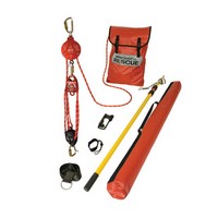 Honeywell QP/75FT Miller 75\' QuickPick Premium Rescue Kit (Includes Backup Braking System, Pulleys, Rope, Rescue Pole, Carabiner